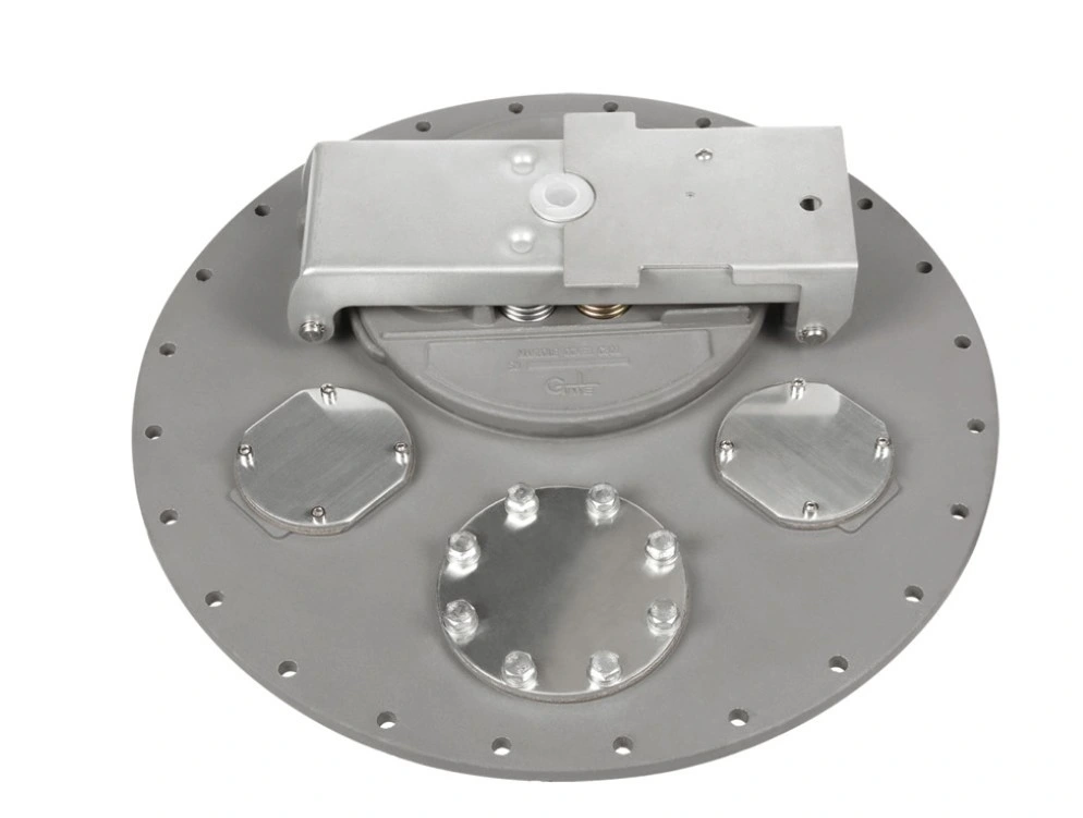 API 20'' Aluminum Alloy with Locked Tanker Manhole Cover C801A-560/580