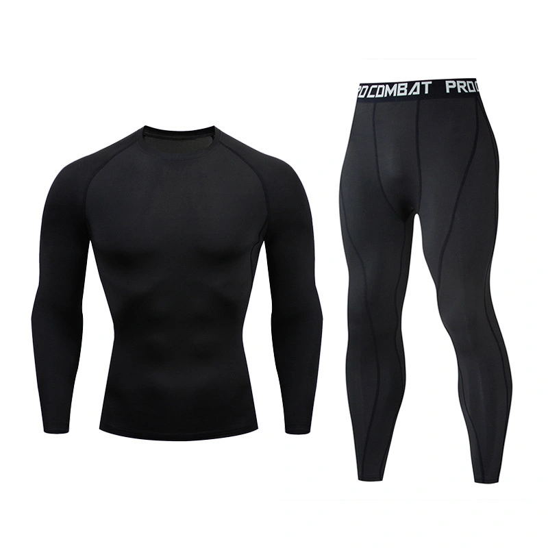 Custom Men's Sports Running Yoga Gyms Suits with Good Stretching