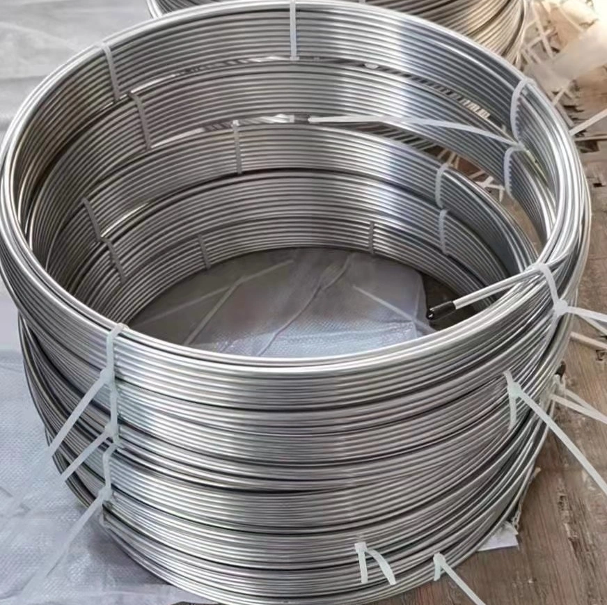 Ss Tp 304 316 321 304L 2205 2507 904L Monel Welded Seamless Spiral Heat Exchanger Stainless Steel Cooling Coil Tube/Pipe