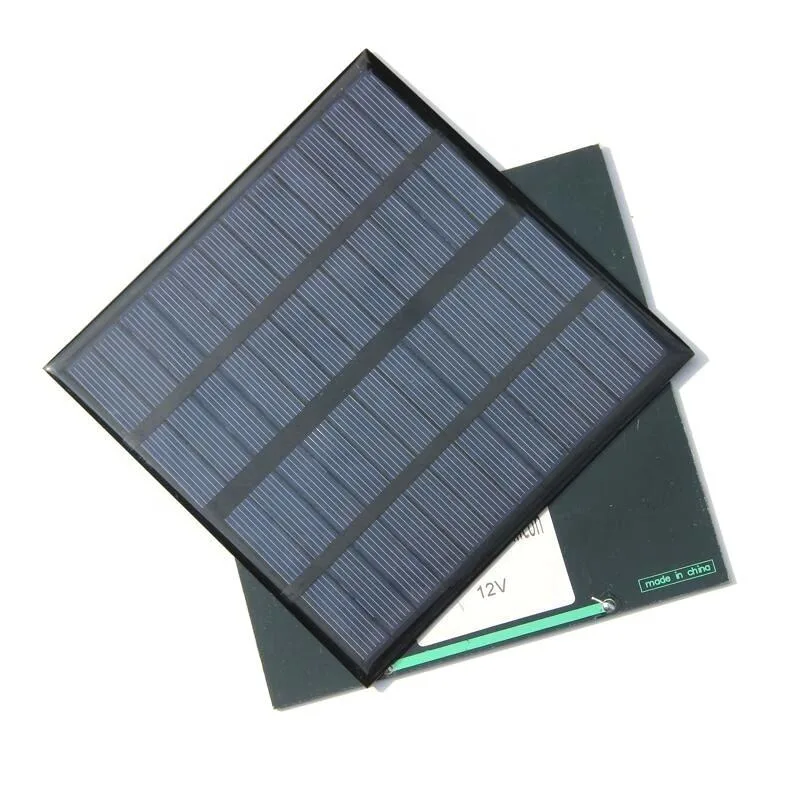 3W 12V Mini Cellule Solaire à Énergie Solaire en Époxy Polycristallin