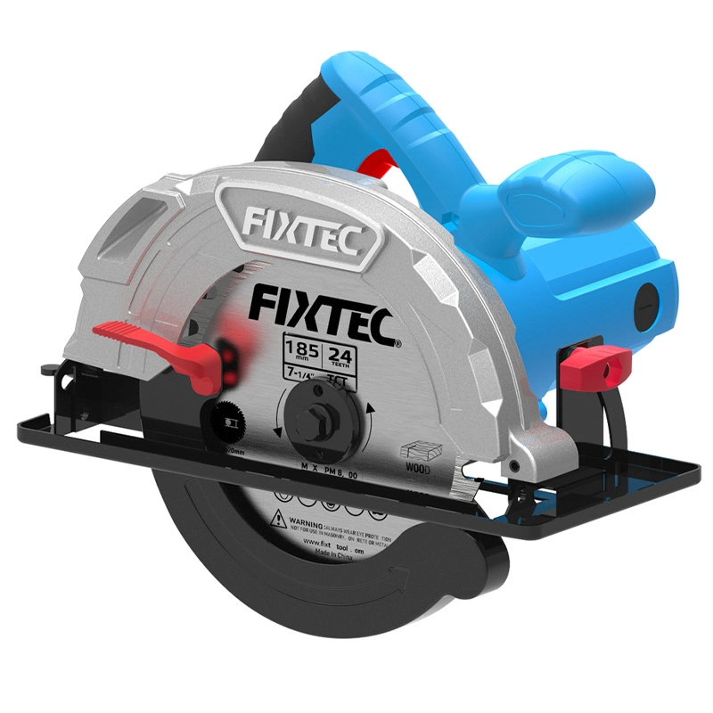 Fixtec Industrial Power Tools 185mm Portable Woodworking Electric 185mm Circular Saw for Wood/Aluminum/Copper