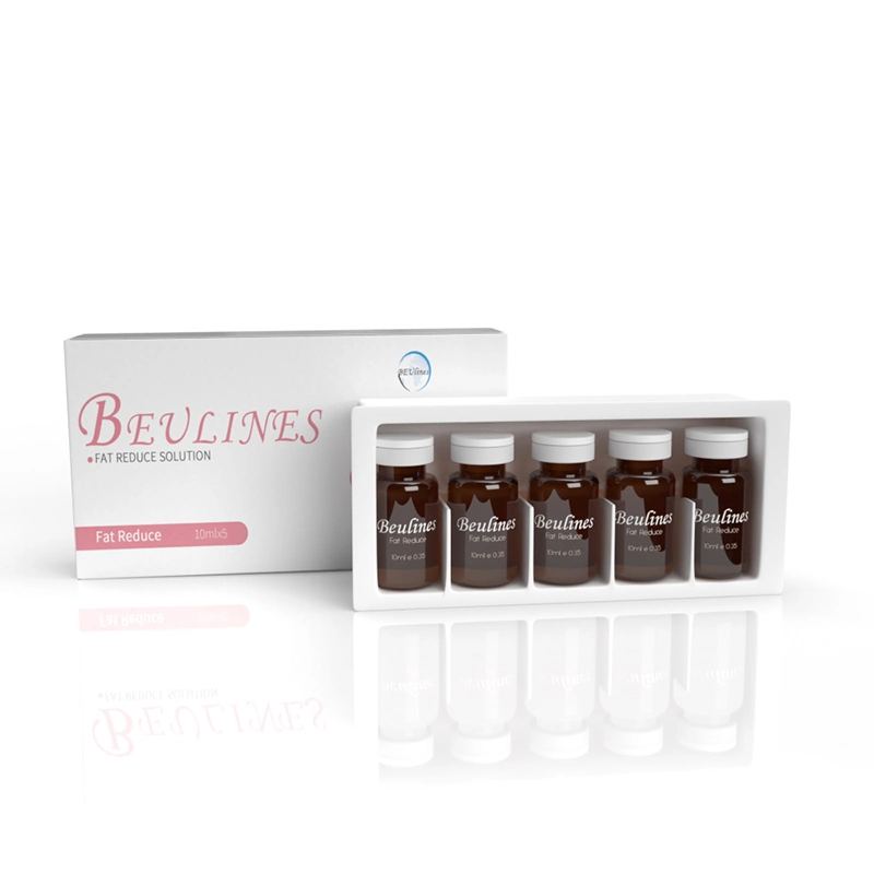 Beauté Chin lipolytique solution lipolyse rouge Ampule brûlant perte de graisse Sérum acide désoxycholique pour stylo hyaluronique