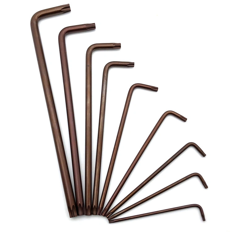 Hardware Tool Torx Head S2 Bronze Hex Key Wrench