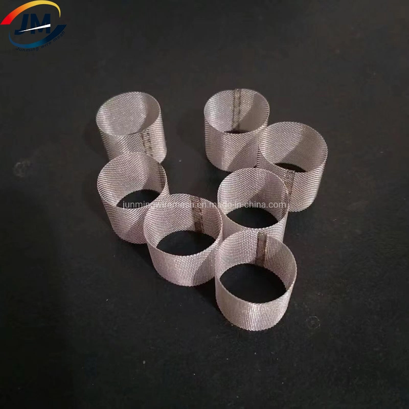 Micro Stainless Steel Cylinder Exhaust Perforated Filter Tube