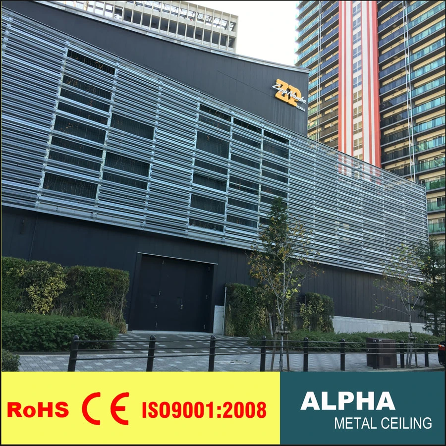 Aluminum Facade Metal Solid Panel Decorative Exterior Cladding Wall