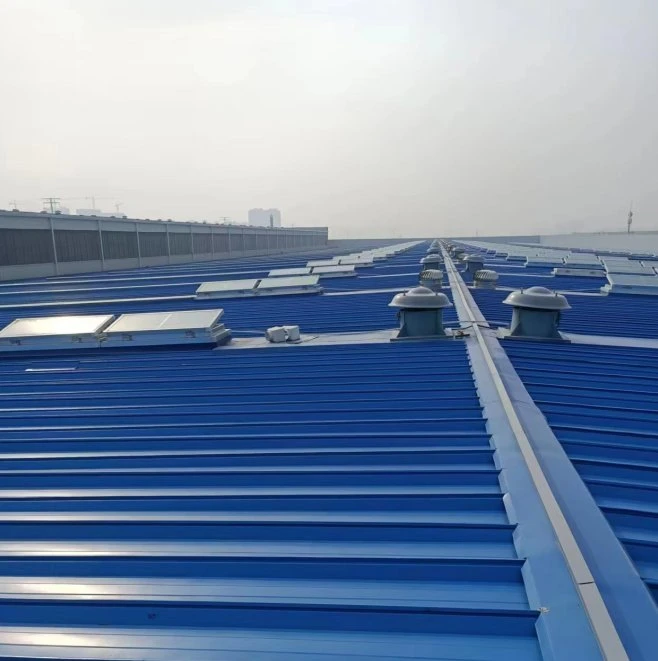Ventilation Skylight Natural Smoke and Heat Exhaust Ventilation System for Steelmaking Workshop
