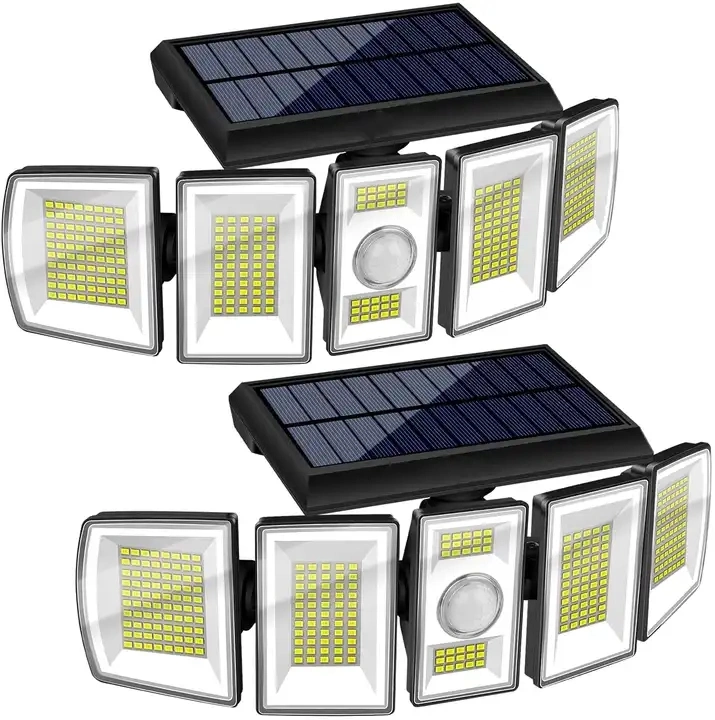 Hochwertige Günstige Preis Im Freien Solar Powered Garten Lampe 100 LED Wasserdichte Bewegungssensor Solar Wand Gartenleuchten