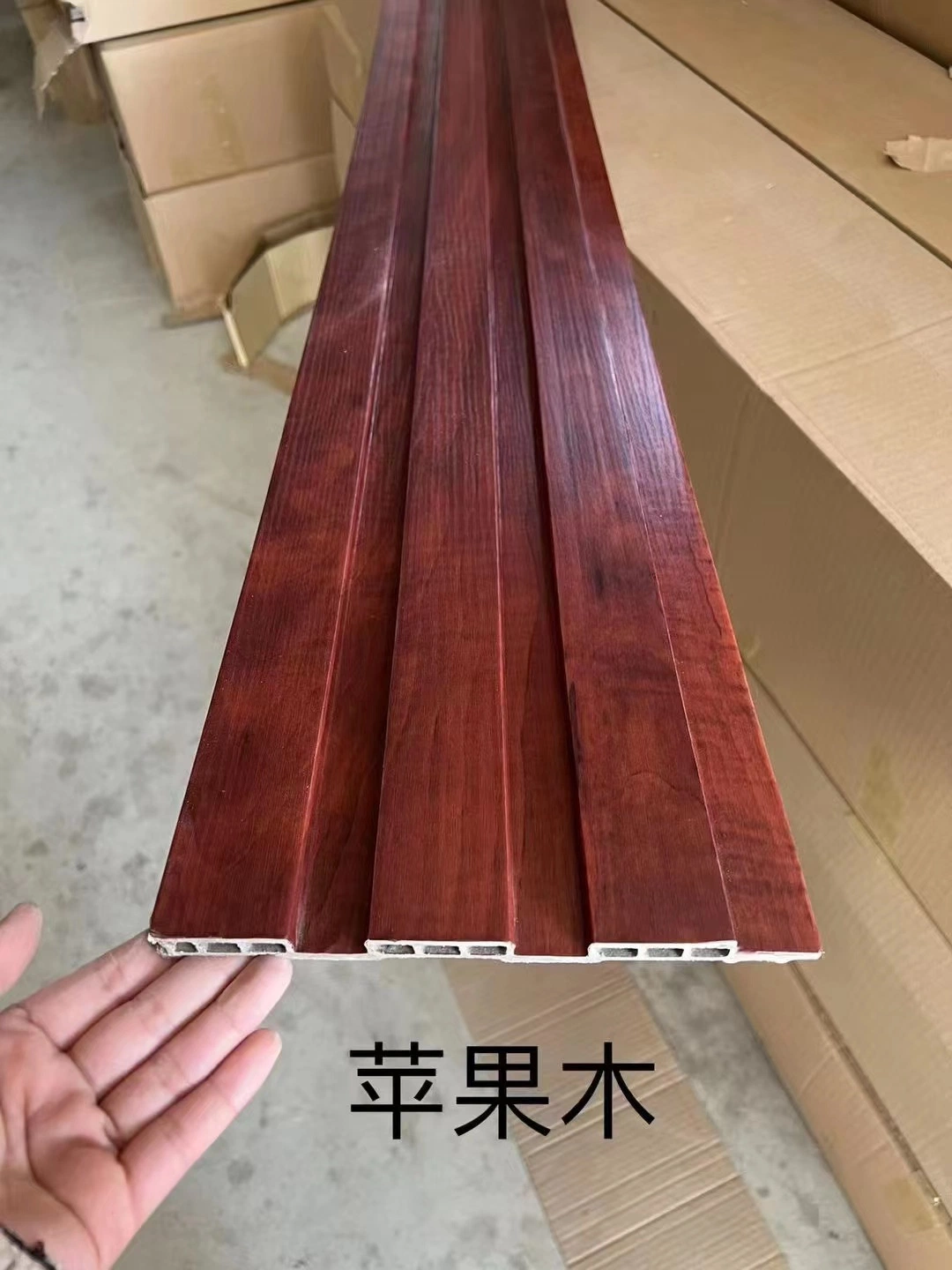 195*12mm Cheap Price WPC Interior Wall Panel Wall Covering Board PVC Sheet Building Material