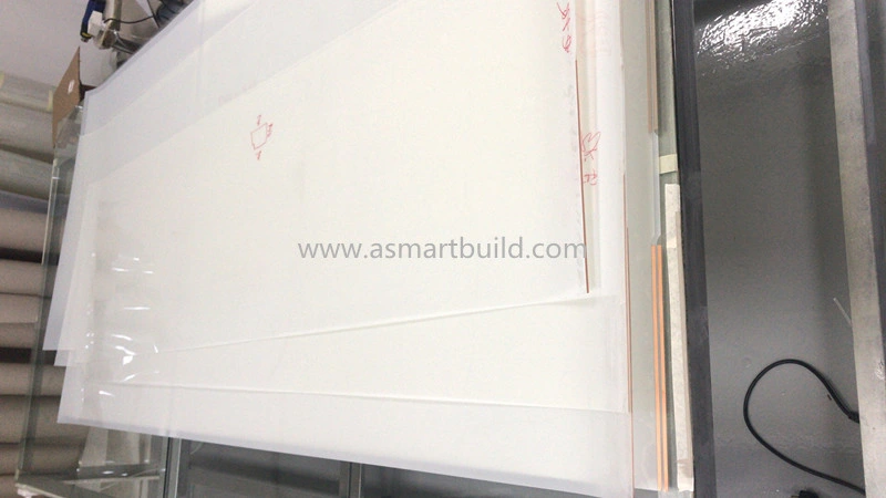 Super Clear White Color Pdlc Smart Glass Lamination Film Interlayer