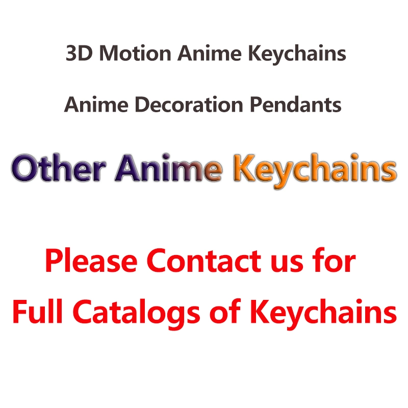 Wholesale/Supplier 3D Anime Keychains Luffy Gear 5 One Piece Decoration Pendants (Pls Contact us for Full Catalogs)