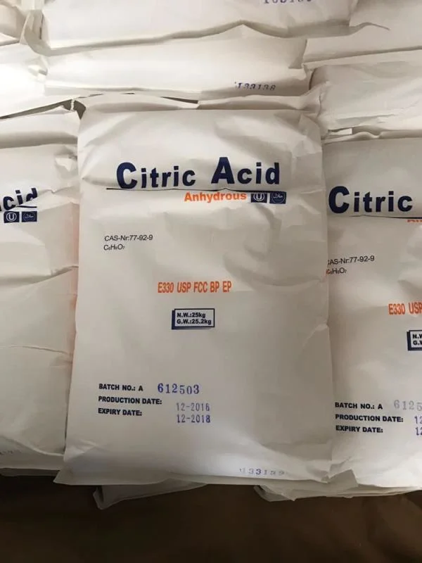 Ttca Citric Acid Anhydrous Food Grade 99.5%