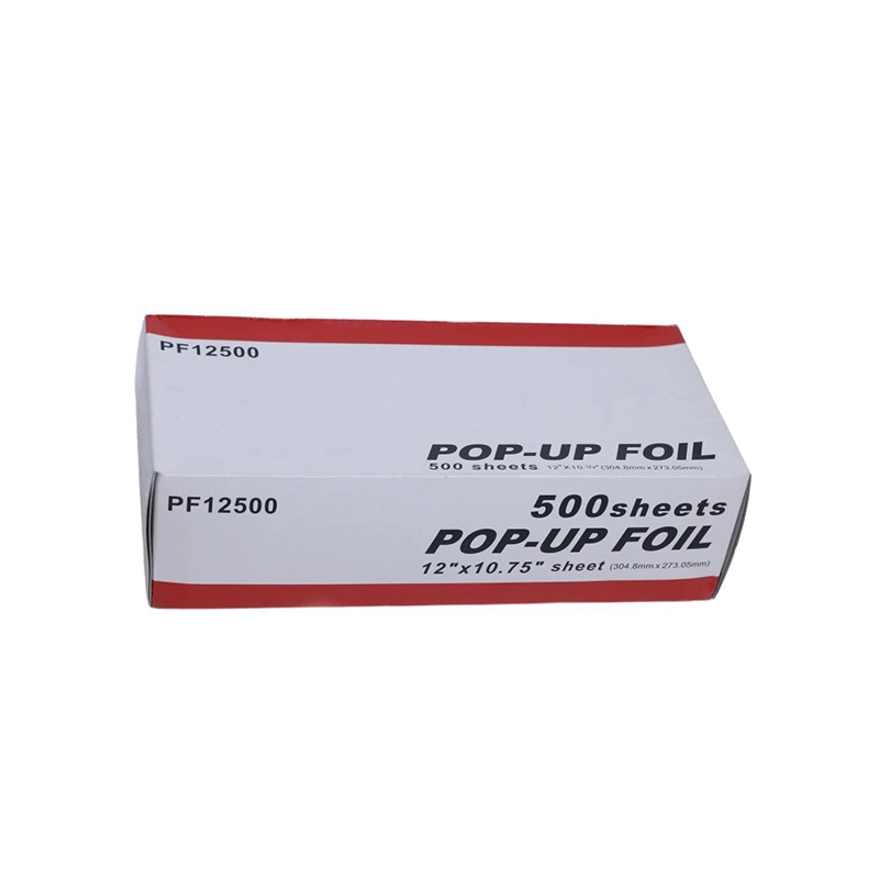 Hot Sale Colored Aluminum Foil Paper Pop up Foil Sheets Hairdressing