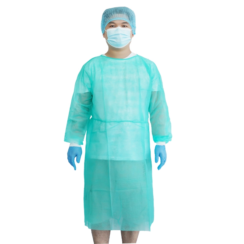 Venda de produtos descartáveis de isolamento médico possuem outro vestido de proteção de consumíveis