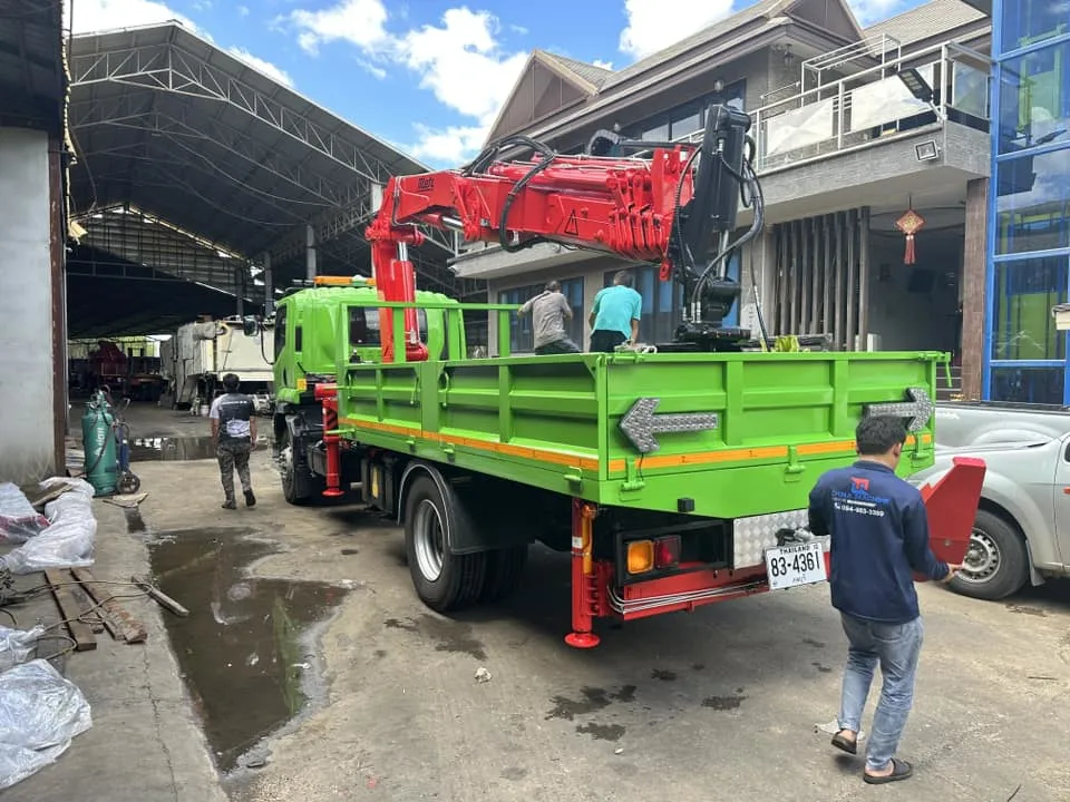 10 toneladas Hot Sale Modelo Hydarulic Boom Crane Truck Crane Equipo de elevación