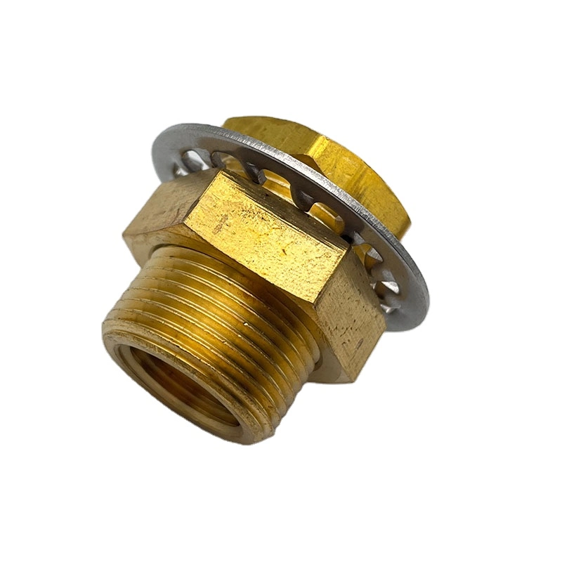 Straight Male Brass Compression Fitting for Pex Plumbing Pipe with Screw Socket Coupling