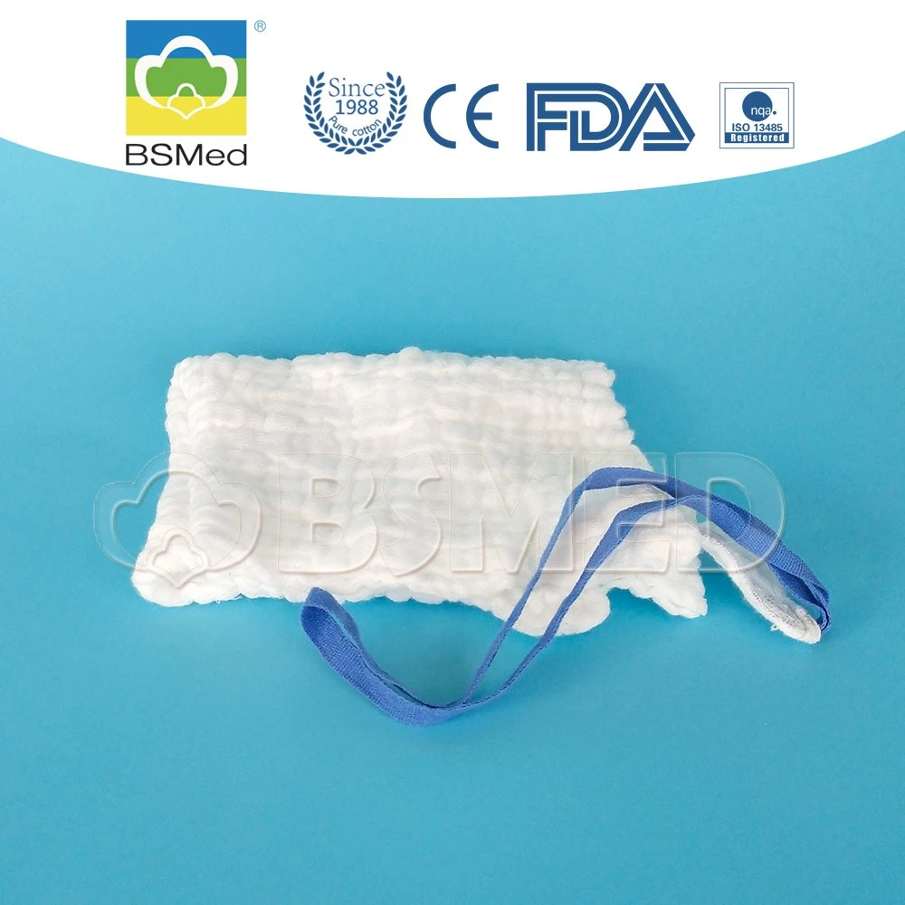 Medical Consumable Surgical Sterile Lap Sponges with X Ray and Blue Loop