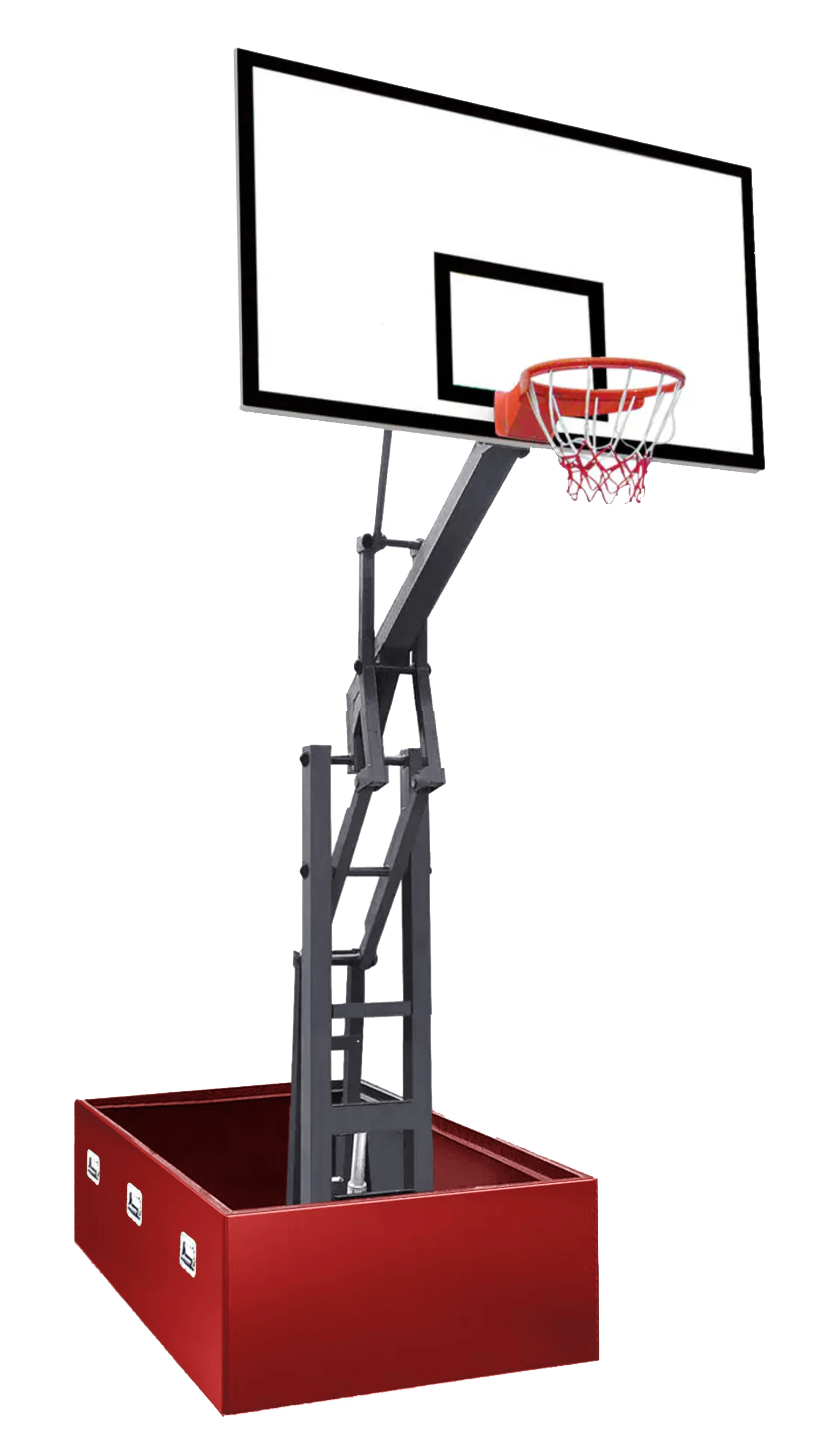 Fully Folding Basketball Hoop Basketball Goal Basketball System Basketball Equipment Basketball Rim Basketball Stand