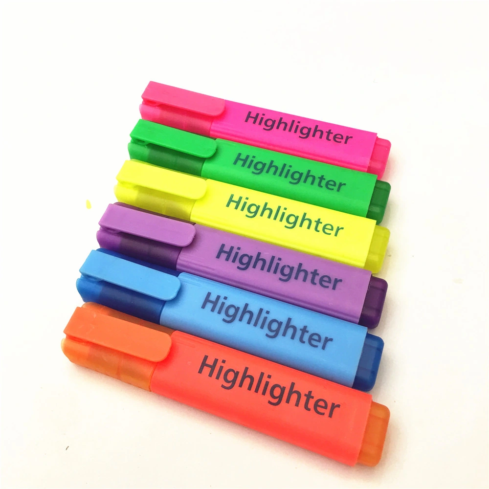 Wholesale Highlighters Fluorescent Markers Pen Stationery Office Supply