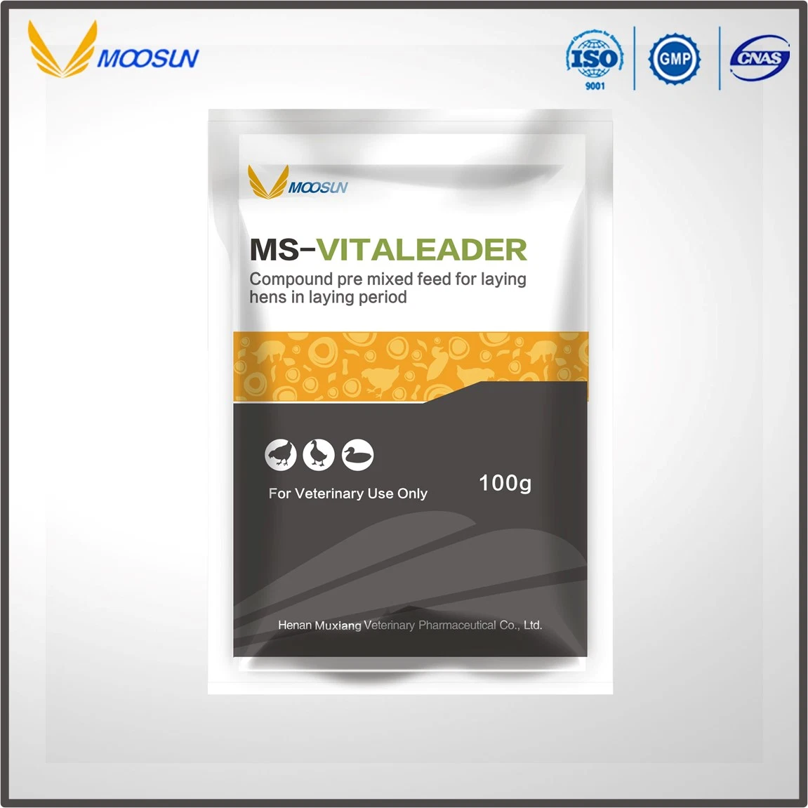 Manufacture Veterinary Feed Additives Minerals Plus Vitamins Powder for Animal Use with GMP ISO