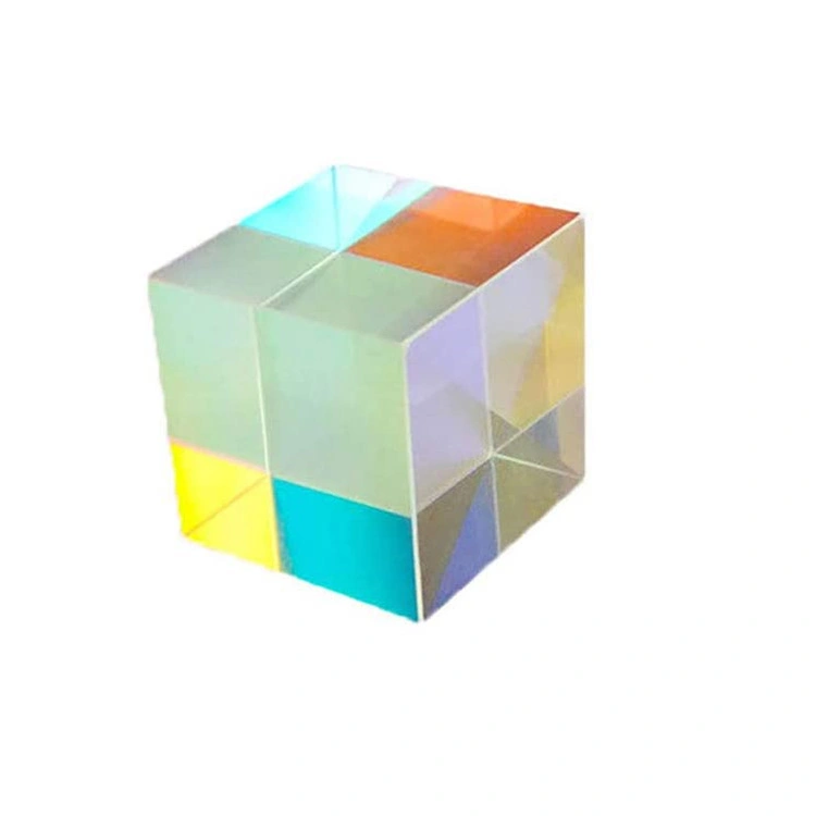 Optical Glass 25X25X25mm X-Cube Prism Color Prism