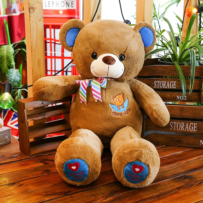 Peluches Stuffed Peluches Big Bear Plush Ursinho de Teddy CE ASTM os Estados Unidos 180 cm 200 cm de Garantia comercial unissexo