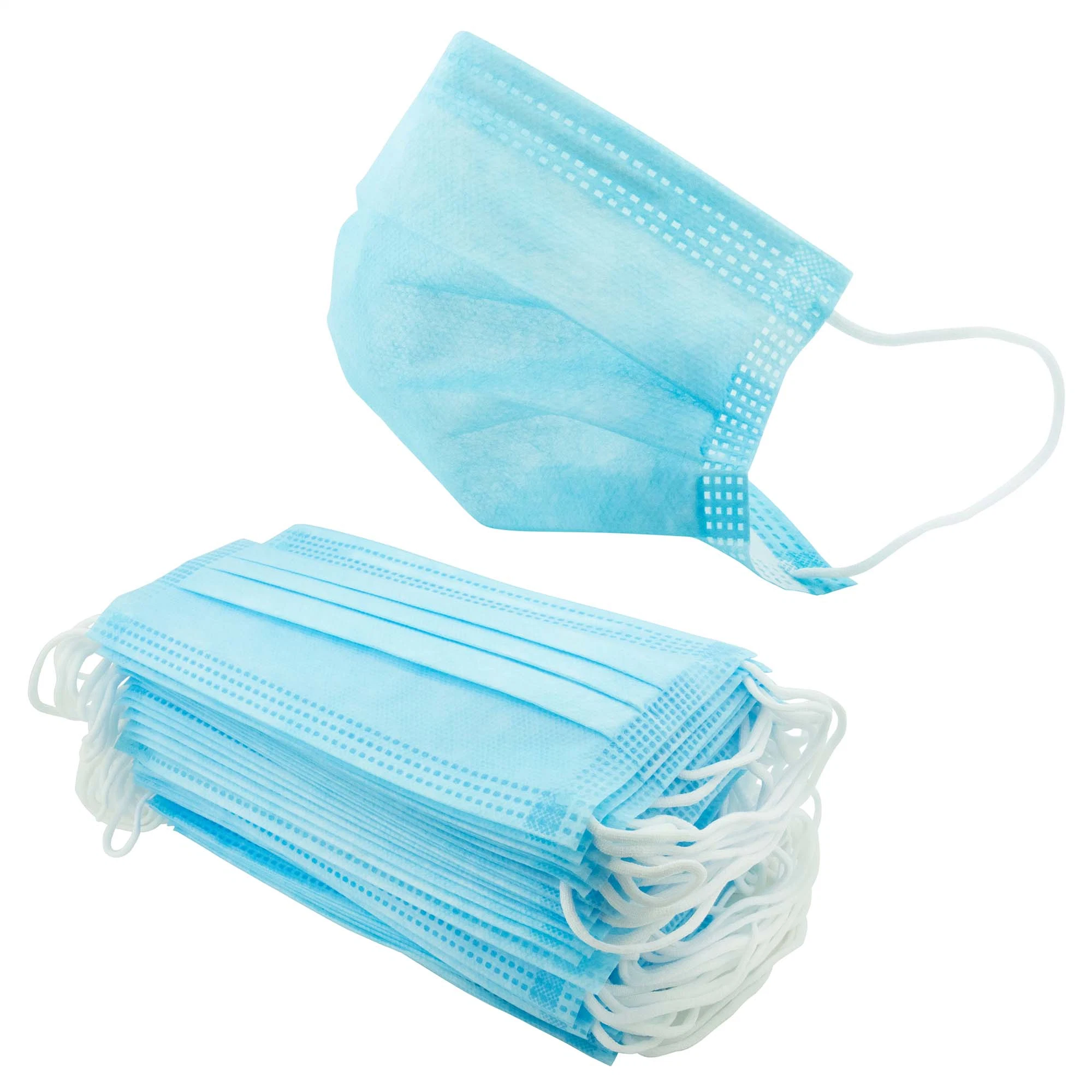 Polypropylene Surgical Mask Non-Sterile Lint-Free, Skin-Friendly with Integrated Nose Bridge