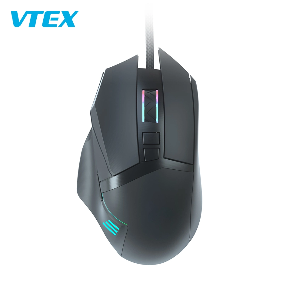 Professionelle wettbewerbsfähige Maus mechanisch ergonomische RGB Optische 6-fach schaltbar 8d Kabelgebundene Gaming-Maus