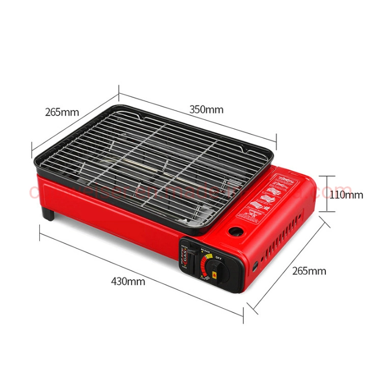 Mini-Cookout equipamento de campismo, fogão a gás butano portátil de sobrevivência