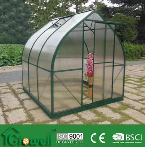 New Curved Design Plastic Film Greenhouse with Hydroponics System for Flowers Fruits Farm (A7 Series)