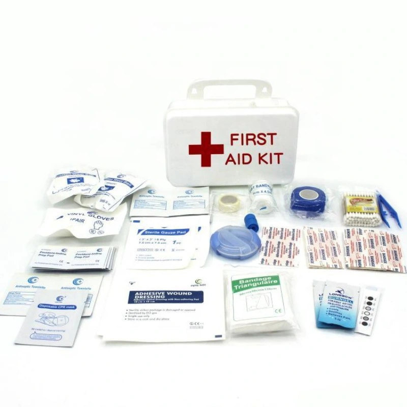 Neuer Stil Kunststoff Notfall medizinische erste-Hilfe-Box für Auto Reisen
