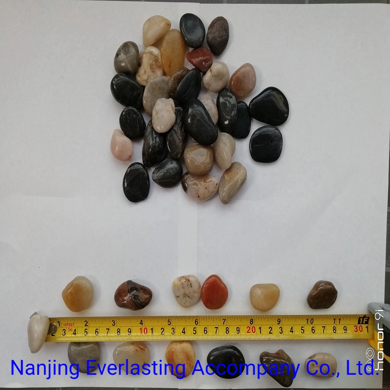 Natural Mix Color River Rock China Polished Stone Pebbles