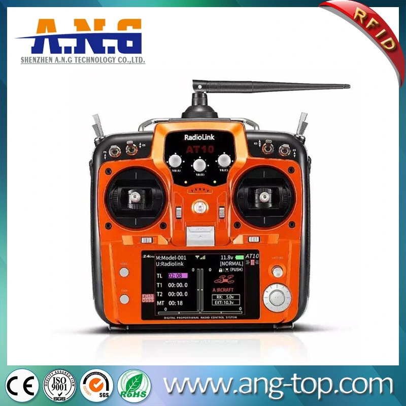 Newest Product At10II 12 Channels RC Transmitter Radio Remote Controller for Bait Boat Quadcopter