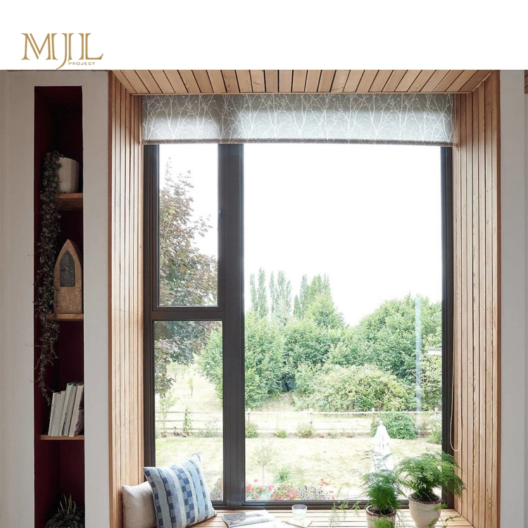 Mjl Triple Glass Windows Store Front Thermally Broken Residential Aluminium Casement Windows