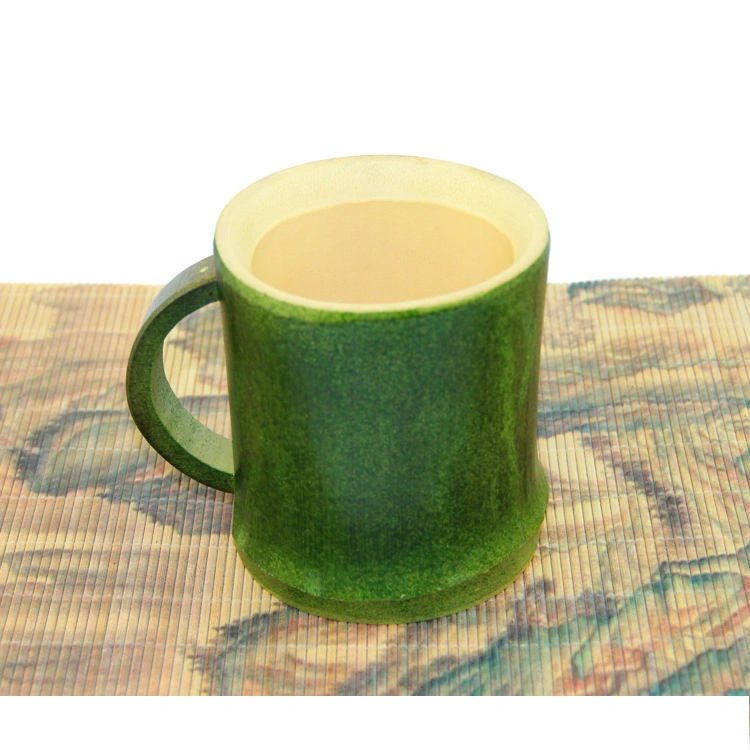 Hot Selling Tea Cup 100% Natural Bamboo Cup with Handle