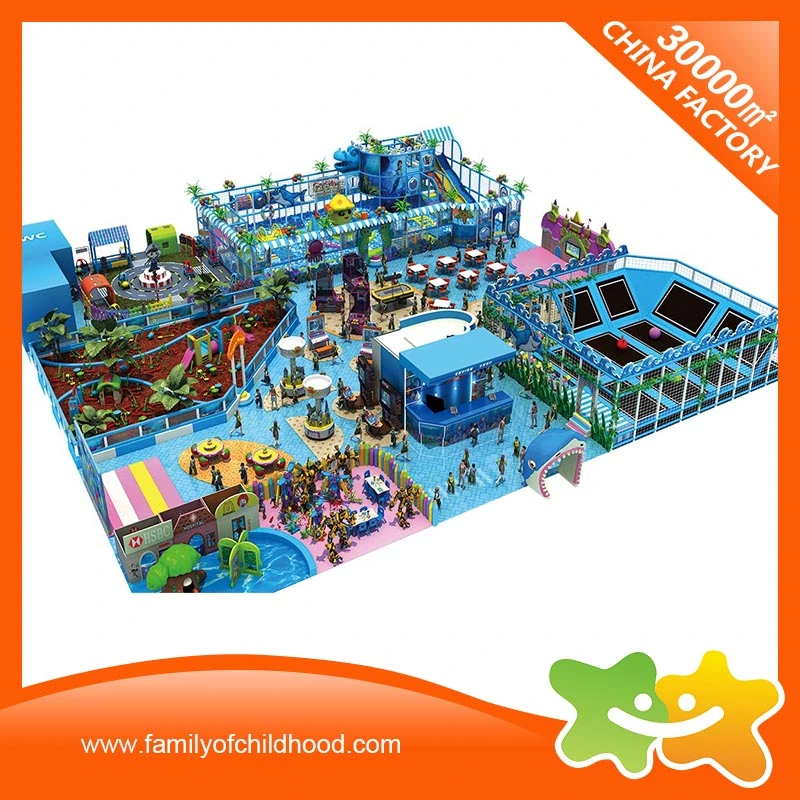 Entertainment Park LLDPE Plastic Kids Indoor Play Equipment