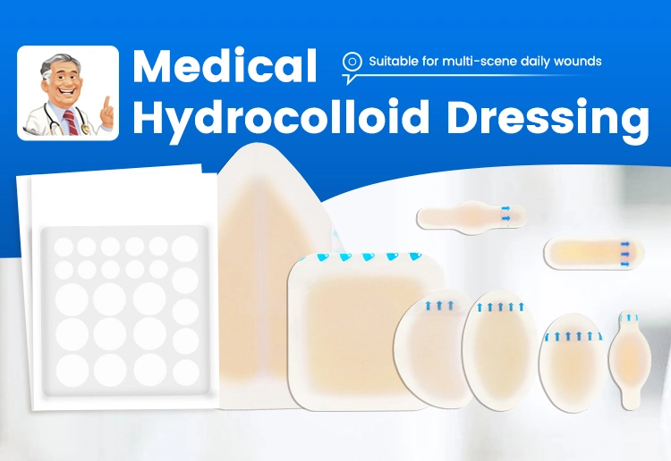 Produits médicaux pour les hôpitaux et les ménages de plâtre hydrocolloïde