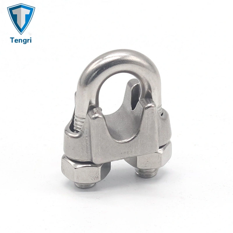 Rigging Hardware Stainless Steel DIN 741 Malleable Wire Rope Clip 3mm 5mm