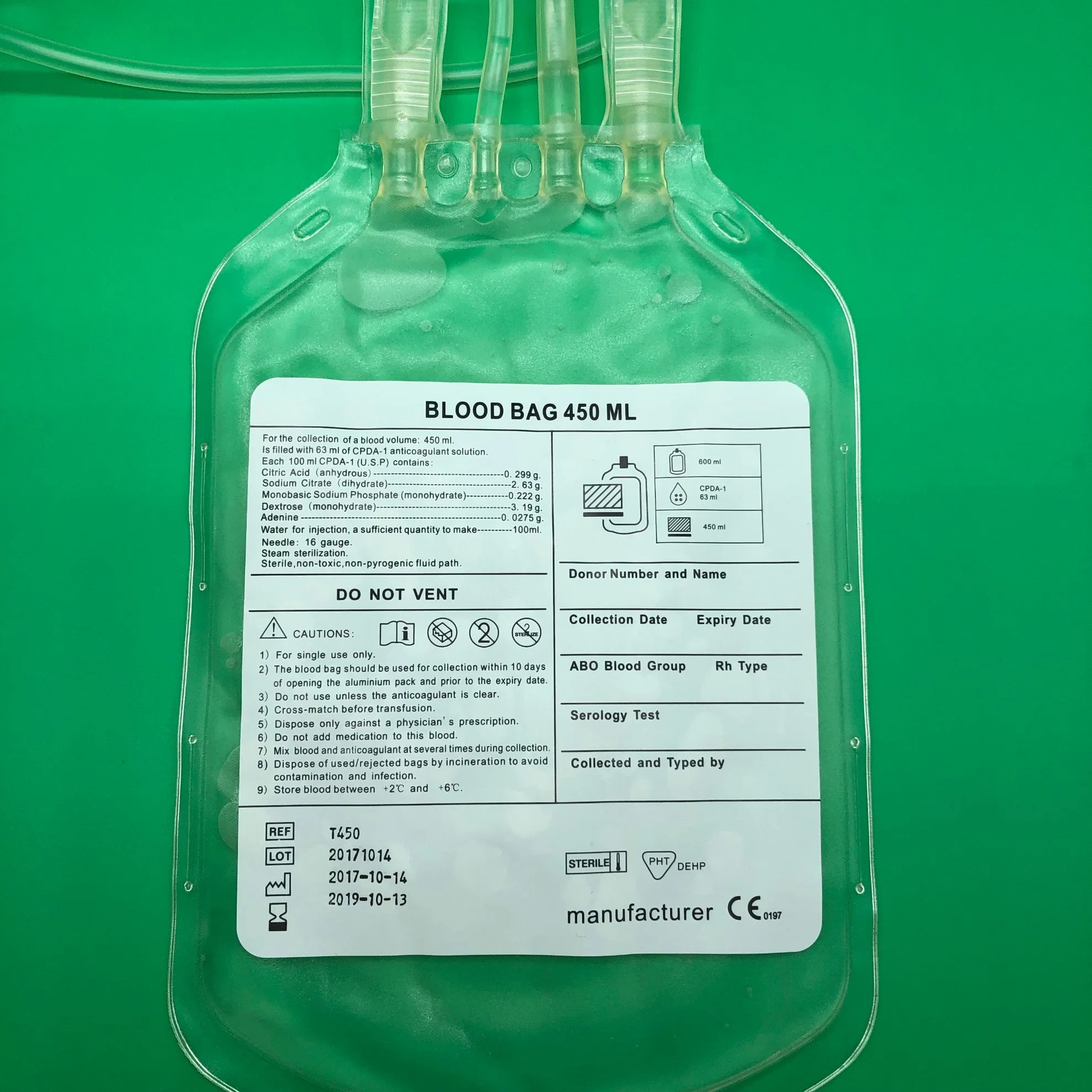 Good Quality Single/Double/Triple/Quadruple Blood Bag