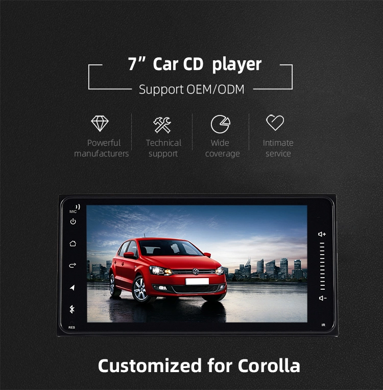 Wholesale/Supplier Car GPS Xy-7A18 7-Inch Toyota Corolla Ultra Thin Machine Vehicle Navigation GPS with Cheap Price