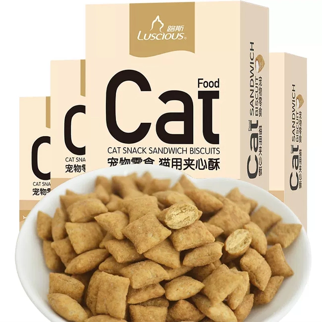 Frango com biscoitos de peixe Fornecedor de alimentos para Animais de Estimação Cat