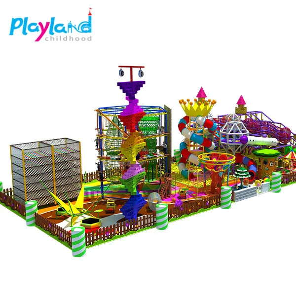 New Design Colorful Naughty Castle Plastic Kids Soft Indoor Playground