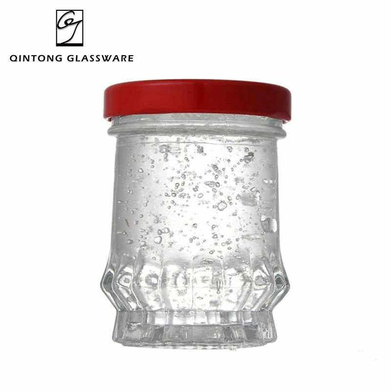 New Design Lotus Shape 45ml 2oz Glass Honey Storage Jars Edible Bird's Nest Separate Bottle