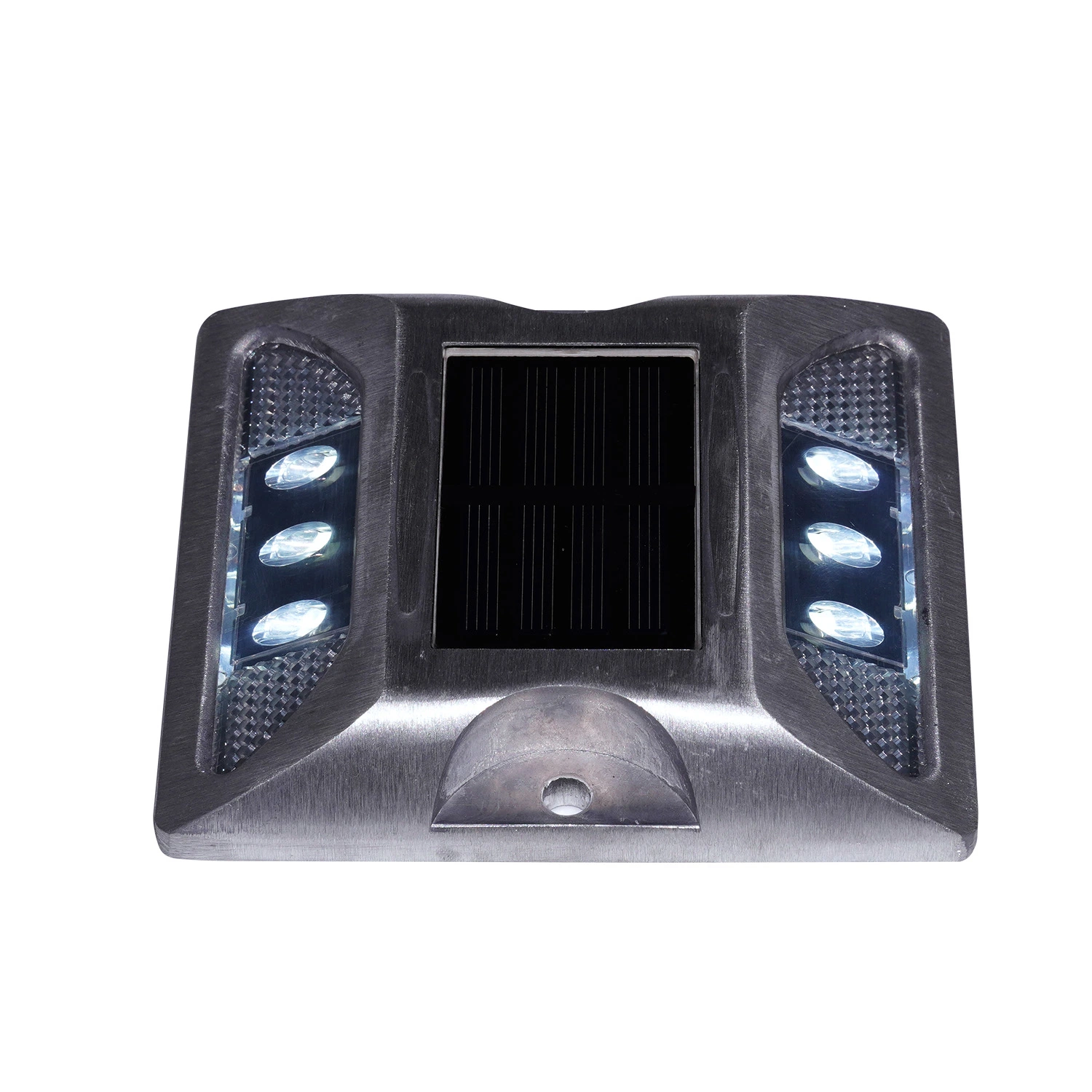 Flash Mode Wholesale/Supplier Price Deck Dock Light Aluminum Housing Solar Powered Road Stud Reflector