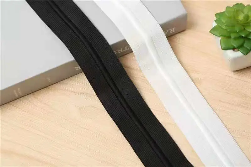 Nylon/poliéster E-Band Elastic Tape Jacquard uso para ropa interior