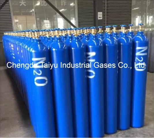 99.9% Purity Medical Grade Nitrous Oxide 24kg/40L Cylinder N2o Gas Hot-Sale in Italy Market