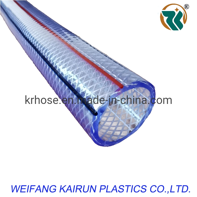 Flexible / Transparent PVC Clear Water Hose/PVC Fiber Braided Reinforced Water Hose Tube