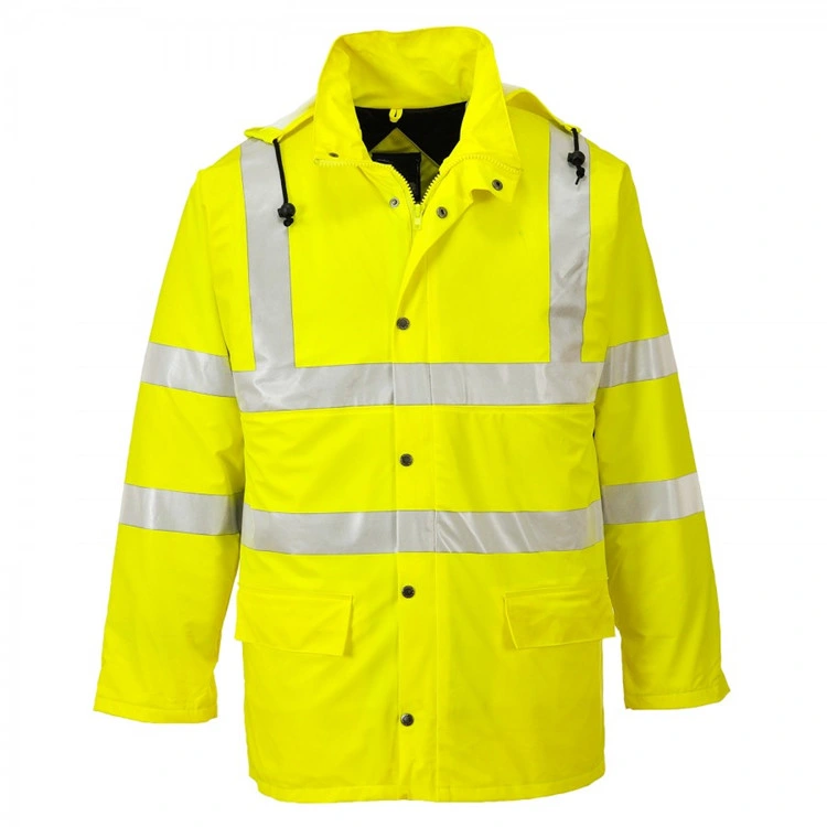 Hi Vis Bomber Reflective Jacket Coat Pants Road Work Safety Jacket