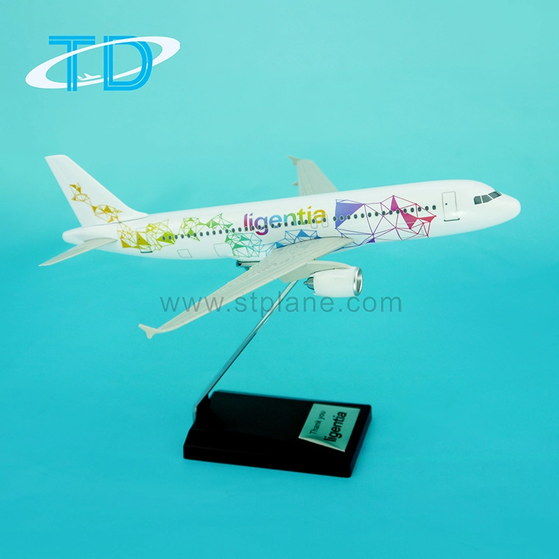 Ligentia 1: 200 Scale Model Airplane A320 Resin Toy Model