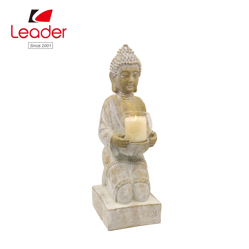 BSCI Audit Factory Garden Decorative Artificial Grass Buddha Statue Sculpture