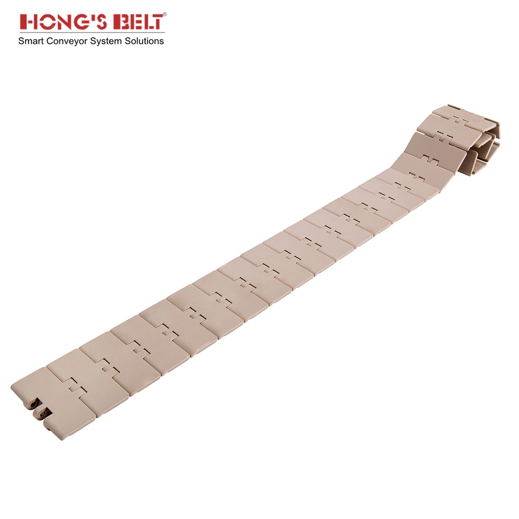 Cadena de plástico de flexión lateral Hongsbelt HS-820-K325 para mesas